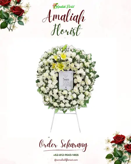 Krans Bunga Duka Stasiun Gambir