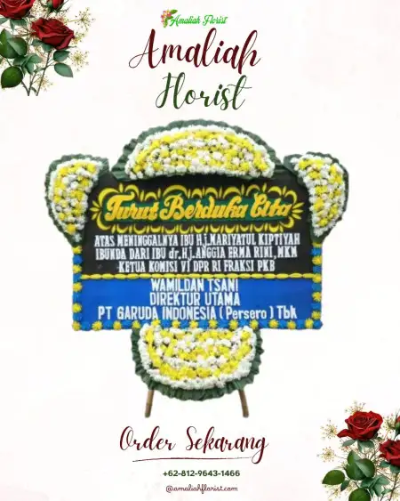 Papan Bunga Duka Stasiun Gambir